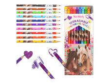 Miss Melody - Stylo effaçable - couleurs assorties - avec gomme