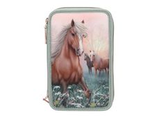 Miss Melody - Trousse - triple - vert sauge, rose - Champs Romantiques