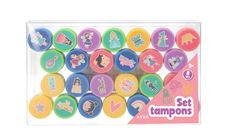 Set 26 tampons pré-encrés - Princesses