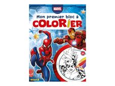 Mon premier bloc à colorier - Marvel - livre à colorier
