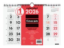 Calendari Neutre M de paret números grans 2026 - Català