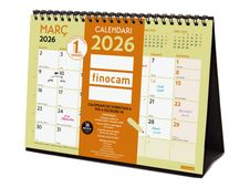 Calendari Grafik de sobretaula per escriure 2026 - Català