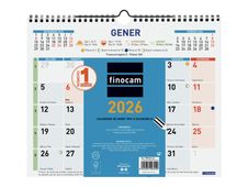 Calendari Color de paret per escriure 2026 - Català