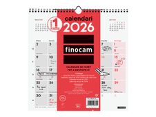 Calendari Neutre de paret per escriure 2026 - Català