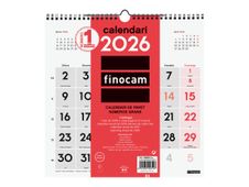Calendari Neutre de paret números grans 2026 - Català