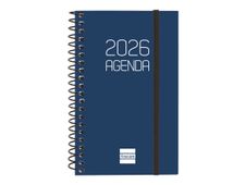 Agenda anual espiral Basics Opaque E3 SVH 2026 Blau - Català