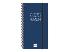 Agenda anual espiral Basics Opaque E9 SVH 2026 Blau - Català
