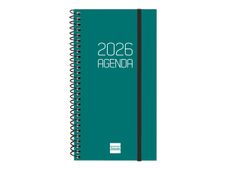 Agenda anual espiral Basics Opaque E9 SVH 2026 Verd - Català