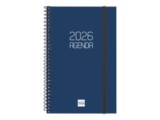 Agenda anual Basics Opaque E5 SVH 2026 Blau - Català