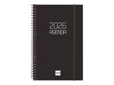Agenda anual Basics Opaque E5 SVH 2026 Negre - Català