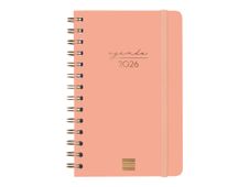 Agenda anual espiral Trendy Alma E5 SVH Coral - Català