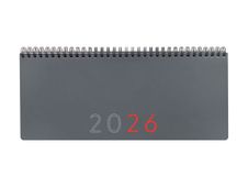 Planificador Setmana vista vertical + Notes 2026 Gris - Català