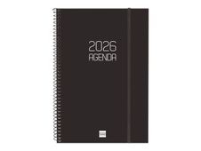 Agenda anual Basics Opaque E11 SVV 2026 Negre - Català