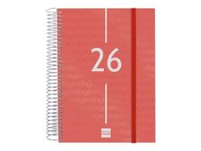 Agenda anual Basics Year E10 1DP 2026 Vermell - Català