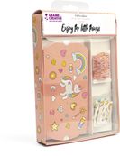 Graine Créative - Kit 6 boîtes cadeaux Licorne - 12 × 7 cm - ficelle et 12 étiquettes