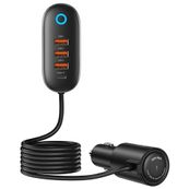 Chargeur voiture - allume-cigare - 156 W - 3 x USB et 1 x USB-C