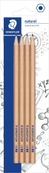 STAEDTLER graphite pencil - 4 crayons - bois naturel