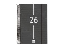 Agenda anual Basics Year E11 1DP 2026 Negre - Català