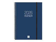 Agenda anual Basics Opaque E40 1DP 2026 Blau - Català