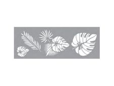 Graine Creative - Pochoir artisanal - tropical - 15 x 40 cm