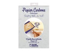 Graine Creative - Papier carbone - A4 - 50 feuilles - bleu