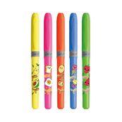 BIC Grip Kawaï - 5 surligneurs fluo - couleurs assorties