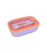 Fiambrera Mil 1.100ML con cubiertosPeach