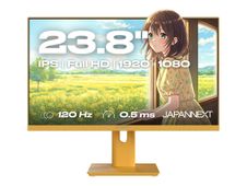 JAPANNEXT JN-IPS238G120F-HSP - Écran LED 23,8" - Full HD (1080p) - 120 Hz - jaune pastel