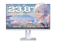 JAPANNEXT JN-IPS238G120F-HSP - Écran LED 23,8" - Full HD (1080p) - 120 Hz - blanc pastel