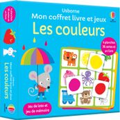 Usborne - Mon coffret livre et jeux - Les couleurs