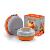 Baliza de emergencia FlashLED SOS V16, Homologada DGT, SIM, GPS, Visible 1 km, Magnética, Pila y funda incluida