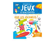 Mon grand bloc de jeux et d'activités - Vive les vacances !