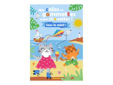Mes colos et gommettes super chouettes ! - Sous le soleil ! - livre à colorier