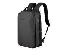 QUALO Ultimate Line - Sac à dos pour ordinateur portable - Waterproof - port USB - jusqu'à 15,6" - noir