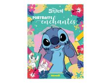 Portraits enchantés - Disney Stitch - livre à colorier
