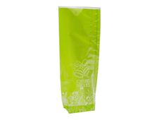 Sac papier sans anse – Citron vert – 80+40×200 mm – Recyclable
