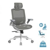 Fauteuil Cougar Speeder One - accoudoirs rabattables - appuie-tête réglable - blanc