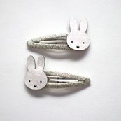 Miffy – Duo barrettes White