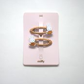 Miffy – Duo barrettes Bronze