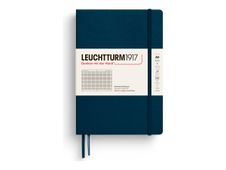 Leuchtturm1917 - Carnet de notes - moyen A5 - quadrillé - bleu océan