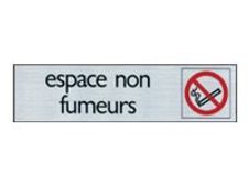 Pickup - Plaque de signalisation - 165 x 44 mm - espace non fumeur