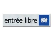 Pickup - Plaque de signalisation - 165 x 44 mm - entrée libre