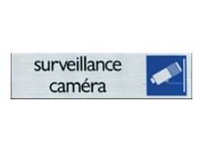 Pickup - Plaque de signalisation - 165 x 44 mm - surveillance caméra