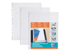 Oxford SM3 - 10 Pochettes perforées - A4 - lisse - pour 25 feuilles - 10/100