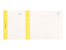 Exacompta - 10 Blocs vendeurs de 100 tickets - 60 x 135 mm - numéroté - jaune