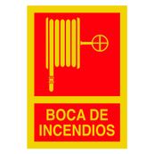 Señal fotoluminiscente pvc 1mm "boca de incendios"