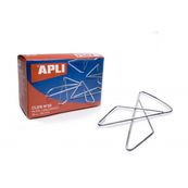 Caja clips mariposa plata nâº10 40mm 50 unidades