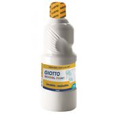 GIOTTO SCHOOL - Peinture - peinture à tempera - blanc - extra-fine - 500 ml