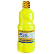 GIOTTO SCHOOL - Peinture - peinture à tempera - jaune primaire - extra-fine - 500 ml