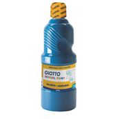 GIOTTO SCHOOL - Peinture - peinture à tempera - cyan - extra-fine - 500 ml